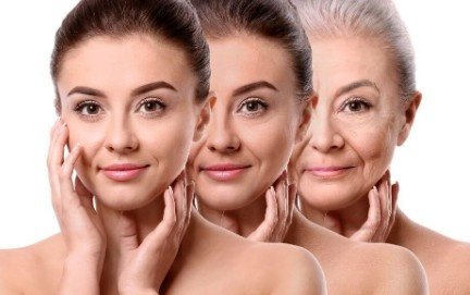 Women showing youthful to aging skin transformation with the Best Anti-Aging Treatment in Jeevan Vihar.